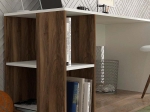 ΓΡΑΦΕΙΟ ΕΡΓΑΣΙΑΣ CORAL MEGAPAP ΧΡΩΜΑ ΛΕΥΚΟ - ΚΑΡΥΔΙ 140X60X75ΕΚ.