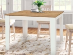 ΤΡΑΠΕΖΙ DARLEN MEGAPAP ΧΡΩΜΑ ΛΕΥΚΟ - SAPPHIRE OAK 110X72X74ΕΚ.