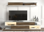 ΣΥΝΘΕΣΗ ΤΗΛΕΟΡΑΣΗΣ MANET MEGAPAP ΜΕ LED ΧΡΩΜΑ ΛΕΥΚΟ - ΚΑΡΥΔΙ 180X29,5X39ΕΚ.
