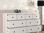 ΣΥΡΤΑΡΙΕΡΑ - ΜΠΟΥΦΕΣ SABINA MEGAPAP ΧΡΩΜΑ ΛΕΥΚΟ 160X50X96ΕΚ.