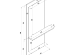 ΚΑΘΡΕΠΤΗΣ ΤΟΙΧΟΥ PIYAR ΜEGAPAP ΧΡΩΜΑ ΛΕΥΚΟ 60X14,6X150ΕΚ.