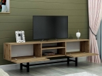 ΕΠΙΠΛΟ ΤΗΛΕΟΡΑΣΗΣ SETIA MEGAPAP ΑΠΟ ΜΕΛΑΜΙΝΗ ΧΡΩΜΑ OAK 150X30X45ΕΚ.