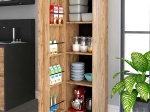 ΝΤΟΥΛΑΠΙ ΚΟΥΖΙΝΑΣ GIZA MEGAPAP ΑΠΟ ΜΕΛΑΜΙΝΗ ΧΡΩΜΑ ATLANTIC PINE 45X42X160ΕΚ.
