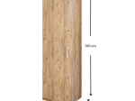 ΝΤΟΥΛΑΠΙ ΚΟΥΖΙΝΑΣ GIZA MEGAPAP ΑΠΟ ΜΕΛΑΜΙΝΗ ΧΡΩΜΑ ATLANTIC PINE 45X42X160ΕΚ.