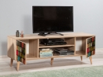 ΕΠΙΠΛΟ ΤΗΛΕΟΡΑΣΗΣ SOHO MEGAPAP ΑΠΟ ΜΕΛΑΜΙΝΗ ΧΡΩΜΑ SONOMA 140X40X50 ΕΚ.