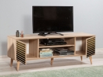 ΕΠΙΠΛΟ ΤΗΛΕΟΡΑΣΗΣ SOHO MEGAPAP ΑΠΟ ΜΕΛΑΜΙΝΗ ΧΡΩΜΑ SONOMA 140X40X50 ΕΚ.