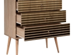 ΣΥΡΤΑΡΤΙΕΡΑ SOHO MEGAPAP ΑΠΟ ΜΕΛΑΜΙΝΗ ΧΡΩΜΑ SONOMA 80X40X90ΕΚ.