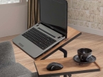 ΤΡΑΠΕΖΑΚΙ ΒΟΗΘΗΤΙΚΟ - LAPTOP FRENK MEGAPAP ΠΟΛΥΜΟΡΦΙΚΟ ΜΕΤΑΛΛΙΚΟ - ΜΕΛΑΜΙΝΗΣ ΧΡΩΜΑ ATLANTIC PINE 67X45,5X62/87ΕΚ.