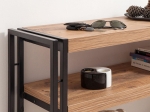 ΚΟΝΣΟΛΑ ATLAS MEGAPAP ΜΕΤΑΛΛΙΚΗ - ΜΕΛΑΜΙΝΗΣ ΧΡΩΜΑ ATLANTIC PINE 140X35X80ΕΚ.