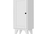 ΚΟΜΟΔΙΝΟ FELIX MEGAPAP ΧΡΩΜΑ ΛΕΥΚΟ 33,6X30X80,4ΕΚ.