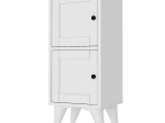 ΚΟΜΟΔΙΝΟ FELIX MEGAPAP ΧΡΩΜΑ ΛΕΥΚΟ 33,6X30X80,4ΕΚ.