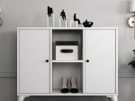ΚΟΝΣΟΛΑ - ΜΠΟΥΦΕΣ FELIX FLAT MEGAPAP ΧΡΩΜΑ ΛΕΥΚΟ 97,2X30X80,4ΕΚ.