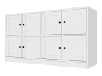 ΜΠΟΥΦΕΣ FELIX MEGAPAP ΧΡΩΜΑ ΛΕΥΚΟ 129X40X71,4ΕΚ.