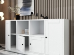 ΜΠΟΥΦΕΣ FELIX MEGAPAP ΧΡΩΜΑ ΛΕΥΚΟ 129X40X71,4ΕΚ.