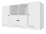 ΜΠΟΥΦΕΣ FELIX MEGAPAP ΧΡΩΜΑ ΛΕΥΚΟ 129X40X71,4ΕΚ.