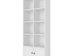ΒΙΒΛΙΟΘΗΚΗ FELIX MEGAPAP ΧΡΩΜΑ ΛΕΥΚΟ 65,4X30X160,8ΕΚ.