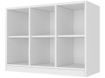 ΚΟΝΣΟΛΑ - ΒΙΒΛΙΟΘΗΚΗ OLIVER MEGAPAP ΧΡΩΜΑ ΛΕΥΚΟ 97,2X40X71,4ΕΚ.