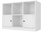 ΚΟΝΣΟΛΑ - ΒΙΒΛΙΟΘΗΚΗ FELIX MEGAPAP ΧΡΩΜΑ ΛΕΥΚΟ 97,2X40X71,4ΕΚ.