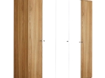 ΝΤΟΥΛΑΠΑ ΡΟΥΧΩΝ STEFAN MEGAPAP ΠΕΝΤΑΦΥΛΛΗ ΧΡΩΜΑ SAPPHIRE OAK - ΛΕΥΚΟ 175X50X182ΕΚ.