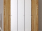 ΝΤΟΥΛΑΠΑ ΡΟΥΧΩΝ STEFAN MEGAPAP ΠΕΝΤΑΦΥΛΛΗ ΧΡΩΜΑ SAPPHIRE OAK - ΛΕΥΚΟ 175X50X182ΕΚ.