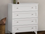 ΣΥΡΤΑΡΙΕΡΑ EMILY MEGAPAP ΧΡΩΜΑ ΛΕΥΚΟ 80X42X85ΕΚ.