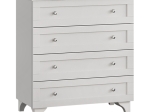 ΣΥΡΤΑΡΙΕΡΑ EMILY MEGAPAP ΧΡΩΜΑ ΛΕΥΚΟ 80X42X85ΕΚ.