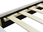 ΚΡΕΒΑΤΙ NEVIL PAKOWORLD 100X200 PU ΧΡΩΜΑ ΛΕΥΚΟ ΜΑΤ