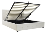 ΚΡΕΒΑΤΙ ROI PAKOWORLD 160X200 PU ΛΕΥΚΟ ΜΑΤ + ΑΠΟΘΗΚΕΥΤΙΚΟ ΧΩΡΟ