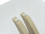 ΤΡΑΠΕΖΙ GULL PAKOWORLD ΓΥΑΛΙ 10MM TEMPERED-ΠΟΔΙ ΧΡΩΜΑ SONOMA 150X90X76ΕΚ
