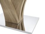 ΤΡΑΠΕΖΙ GULL PAKOWORLD ΓΥΑΛΙ 10MM TEMPERED-ΠΟΔΙ ΧΡΩΜΑ SONOMA 150X90X76ΕΚ