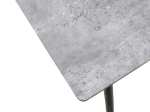 ΤΡΑΠΕΖΙ CONOR PAKOWORLD ΜΕ ΕΠΙΦΑΝΕΙΑ MDF ΧΡΩΜΑ ΓΚΡΙ CEMENT ΠΟΔΙ ΜΕΤΑΛΛΙΚΟ ΜΑΥΡΟ 130X80X75,5ΕΚ