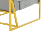 ΠΟΛΥΘΡΟΝΑ EVELYN PAKOWORLD ΒΕΛΟΥΔΟ ΑΝΘΡΑΚΙ-ΧΡΥΣΟ 62X79X77ΕΚ