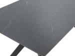 ΤΡΑΠΕΖΙ OLIVET PAKOWORLD SINTERED STONE ΜΑΥΡΟ ΜΑΡΜΑΡΟΥ-ΜΑΥΡΟ 150X90X75ΕΚ