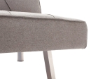 ΚΑΝΑΠΕΣ-ΚΡΕΒΑΤΙ TRAVIS PAKOWORLD 3ΘΕΣΙΟΣ ΥΦΑΣΜΑ ΓΚΡΙ 175X83X74ΕΚ