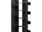 ΒΙΒΛΙΟΘΗΚΗ CHARLES PAKOWORLD ΜΕΛΑΜΙΝΗΣ ΑΝΘΡΑΚΙ 90X31X182.5ΕΚ