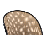 ΚΑΡΕΚΛΑ RICCARDO PAKOWORLD ΦΥΣΙΚΟ PE RATTAN-ΑΝΘΡΑΚΙ PU-ΜΑΥΡΟ ΜΕΤΑΛΛΟ 56X52X82ΕΚ