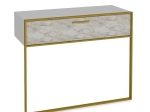 ΚΟΝΣΟΛΑ MARBLE PAKOWORLD ΧΡΩΜΑ ΛΕΥΚΟ ΜΑΡΜΑΡΟΥ-ΧΡΥΣΟ 90X38,5X77ΕΚ