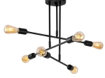 ΦΩΤΙΣΤΙΚΟ ΟΡΟΦΗΣ ΕΞΑΦΩΤΟ PWL-0102 PAKOWORLD Ε27 ΜΑΥΡΟ Φ75X50ΕΚ