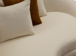 ΚΑΝΑΠΕΣ 3ΘΕΣΙΟΣ PWF-0589 PAKOWORLD ΥΦΑΣΜΑ CREAM 255X120X85ΕΚ