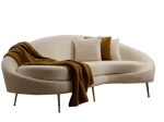 ΚΑΝΑΠΕΣ 3ΘΕΣΙΟΣ PWF-0589 PAKOWORLD ΥΦΑΣΜΑ CREAM 255X120X85ΕΚ