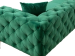 ΚΑΝΑΠΕΣ 3ΘΕΣΙΟΣ PWF-0579 PAKOWORLD ΤΥΠΟΥ CHESTERFIELD ΥΦΑΣΜΑ ΠΡΑΣΙΝΟ 237X90X73ΕΚ