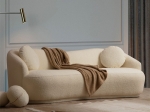 ΚΑΝΑΠΕΣ 3ΘΕΣΙΟΣ PWF-0602 PAKOWORLD ΥΦΑΣΜΑ ΚΡΕΜ 255X98X76ΕΚ