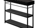 ΚΟΝΣΟΛΑ PWF-0629 PAKOWORLD ΑΝΘΡΑΚΙ-ΜΑΥΡΟ 102X32X83ΕΚ