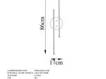 ΦΩΤΙΣΤΙΚΟ ΤΟΙΧΟΥ-ΑΠΛΙΚΑ EXPEDITION PAKOWORLD LED 16W ΧΡΥΣΟ 17X5X86ΕΚ
