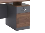 ΓΡΑΦΕΙΟ ΕΡΓΑΣΙΑΣ CASSIUS PAKOWORLD ΑΝΘΡΑΚΙ-ΚΑΡΥΔΙ 120X60X75ΕΚ
