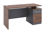 ΓΡΑΦΕΙΟ ΕΡΓΑΣΙΑΣ CASSIUS PAKOWORLD ΑΝΘΡΑΚΙ-ΚΑΡΥΔΙ 120X60X75ΕΚ