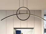 ΦΩΤΙΣΤΙΚΟ ΟΡΟΦΗΣ ΔΙΦΩΤΟ PWL-0992 PAKOWORLD LED 60W ΜΑΥΡΟ 100X10X100ΕΚ