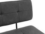 ΚΑΝΑΠΕΣ 2ΘΕΣΙΟΣ ROSEN PAKOWORLD ΜΕΤΑΛΛΟ ΜΑΥΡO-PU ΑΝΘΡΑΚΙ 122X55.5X84.5ΕΚ