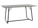 ΤΡΑΠΕΖΙ REVELLO PAKOWORLD SINTERED STONE ΜΑΥΡΟ ΜΑΡΜΑΡΟΥ-ΜΑΥΡΟ 150X90X75ΕΚ
