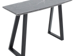 ΚΟΝΣΟΛΑ ROUSE PAKOWORLD MDF ΜΑΥΡΟΥ ΜΑΡΜΑΡΟΥ-ΜΑΥΡΟ 120X40X78ΕΚ